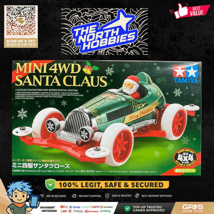 Tamiya Mini 4WD Santa Claus Kit | Christmas Special Edition | Buy in PH